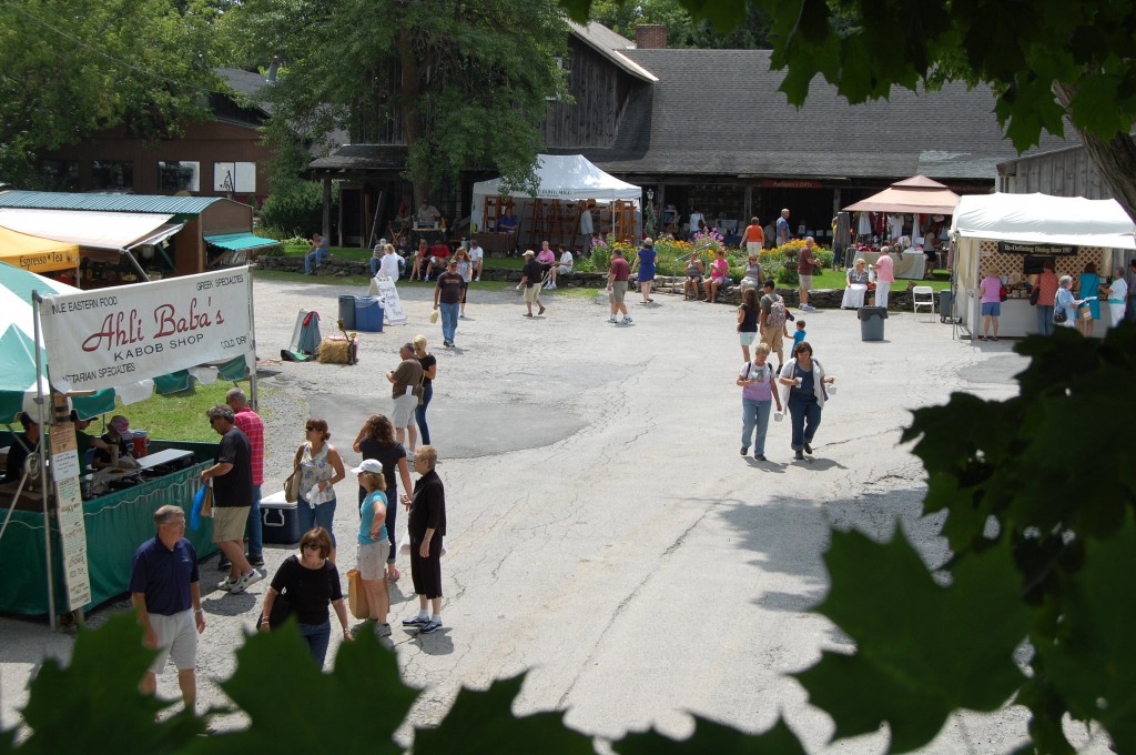 A gorgeous day in Bennington, Vermont at the Southern Vermont Art and Craft Festival