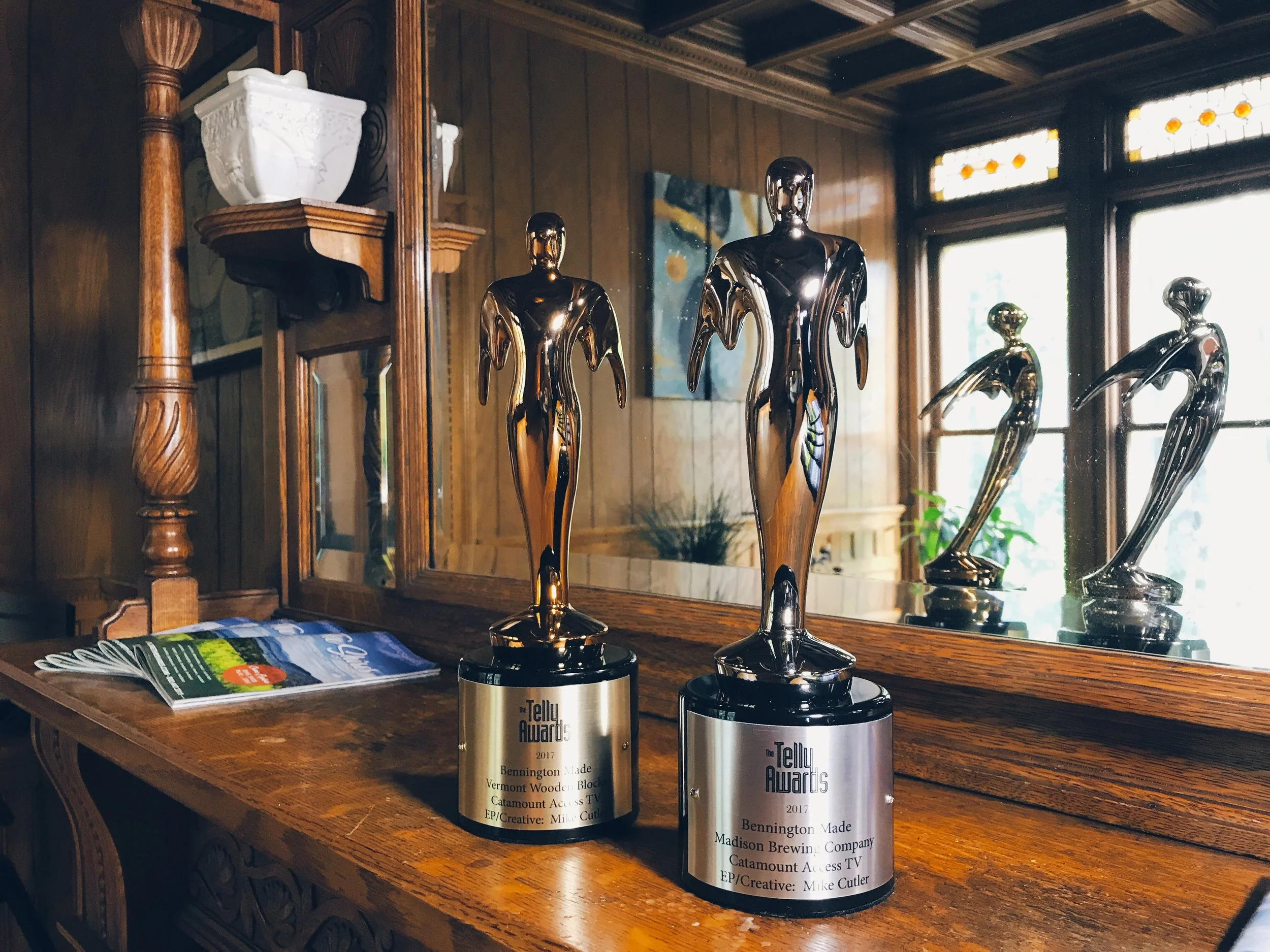 Bronze Telly Award (Bennington Made - Vermont Wooden Blocks), Silver Telly Award (Bennington Made - Madison Brewing Co.)