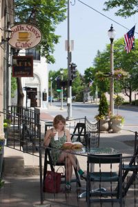 Downtown Bennington’s historic streets, cafe and artsy vibe beg you to sit back and relax. Photo by Greg Nesbit
