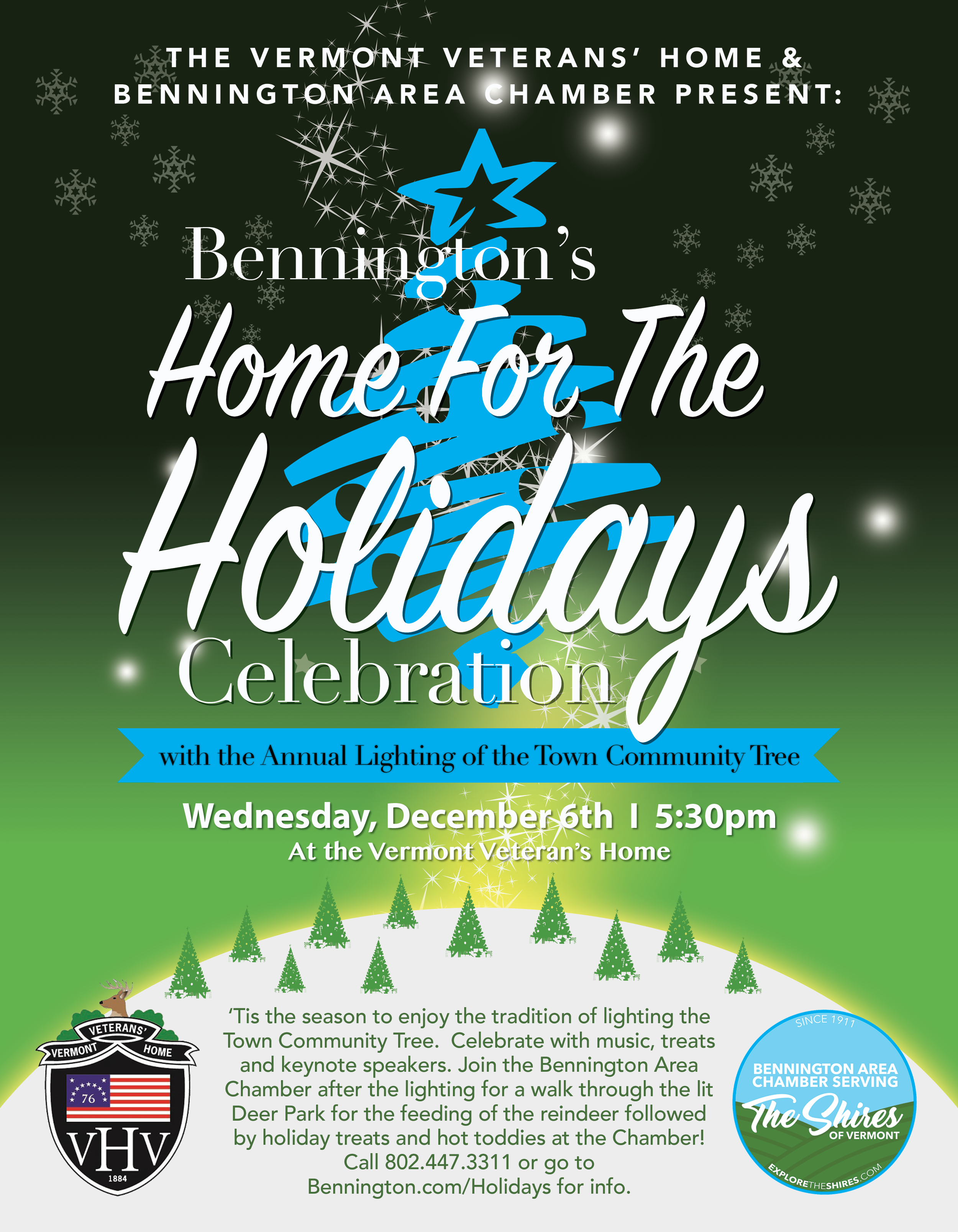 Call 802.447.3311 for more info