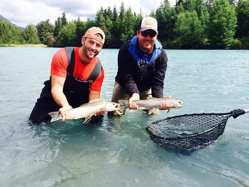 Kenai River trout and dolly