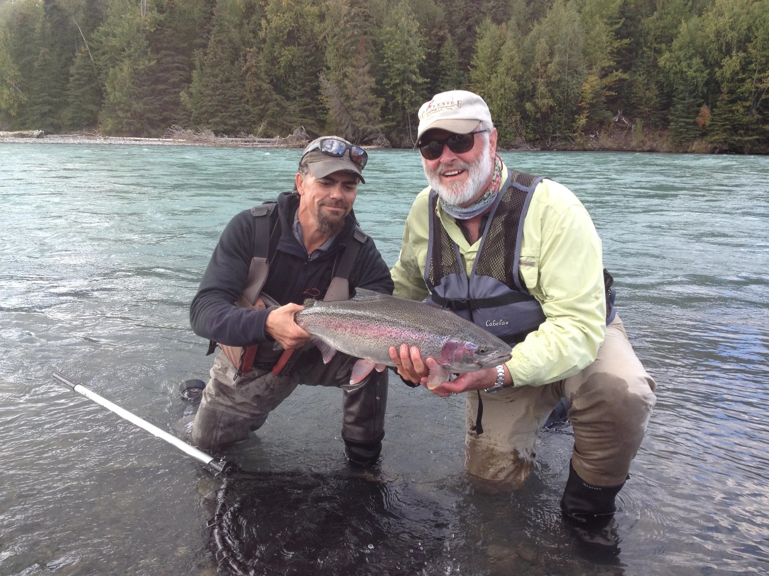 Bob's big rainbow from Chris' run.