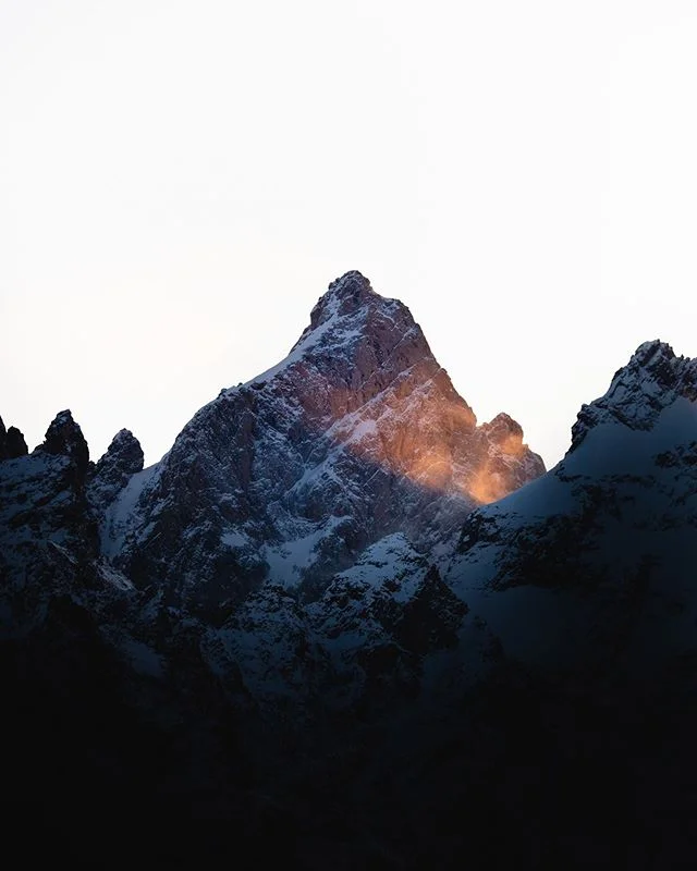 To look up at the Grand Teton for the first time...