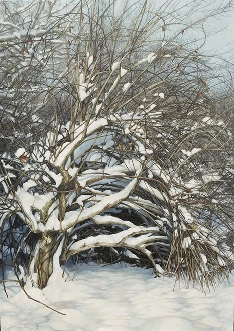 Winter (Palace), oil on canvas, 56 x 40, SOLD