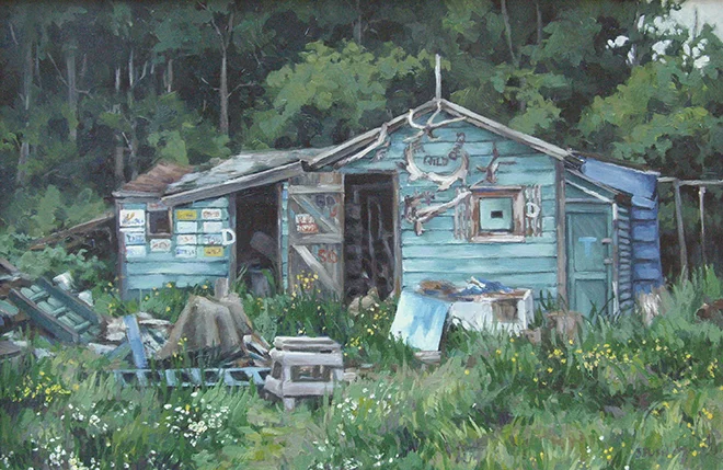 The Wild Ones, oil on panel, 12 x 18.25, SOLD