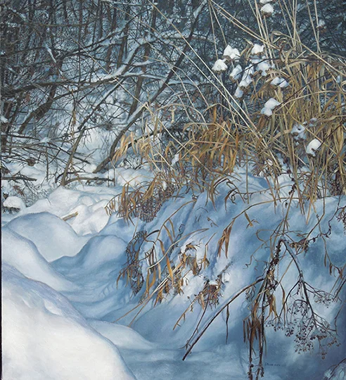 Winter (Churning), oil on canvas, 42 x 38"