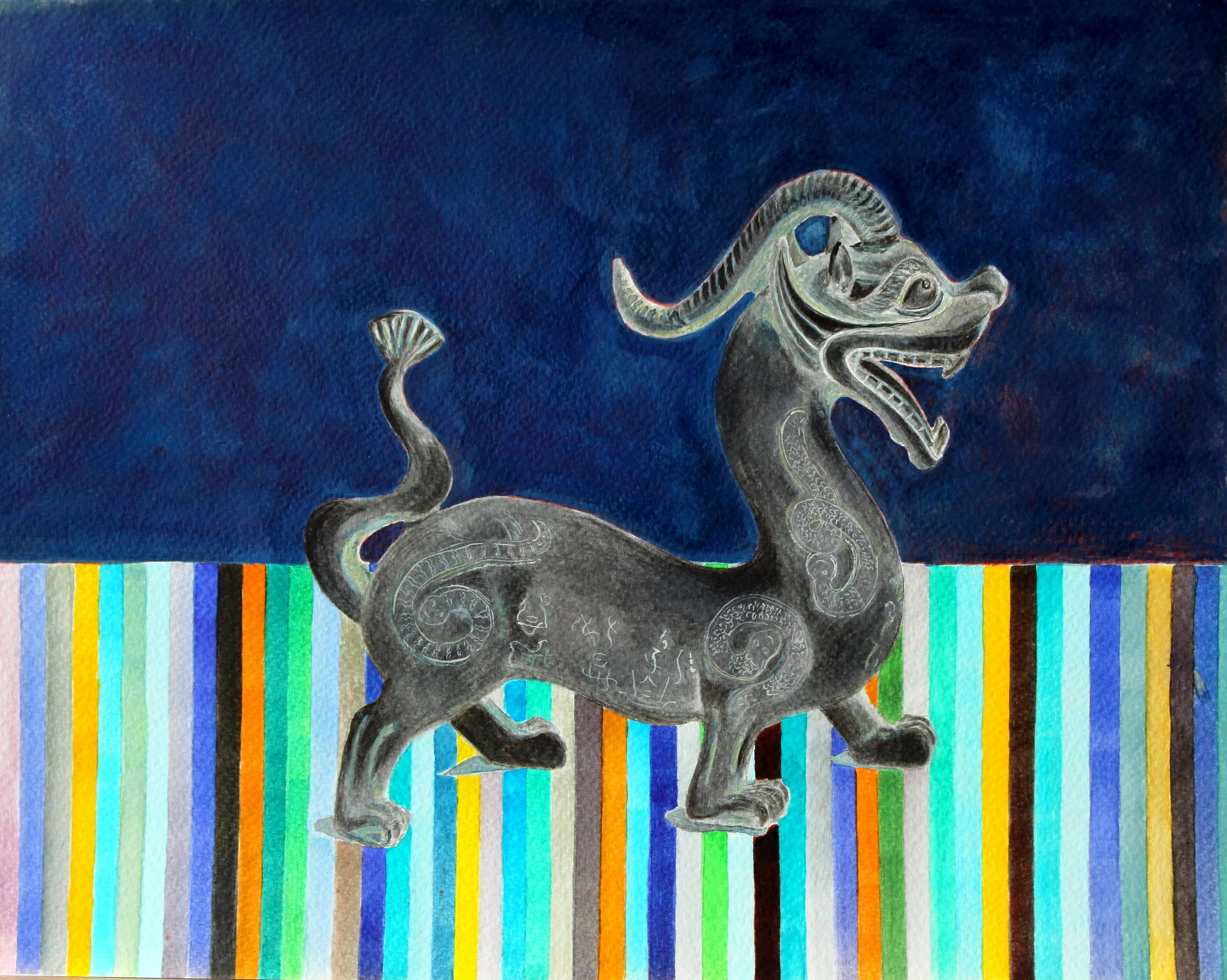  STILL LIFE INK   The organic meets the linear giving rise to bright and contrasted compositions 