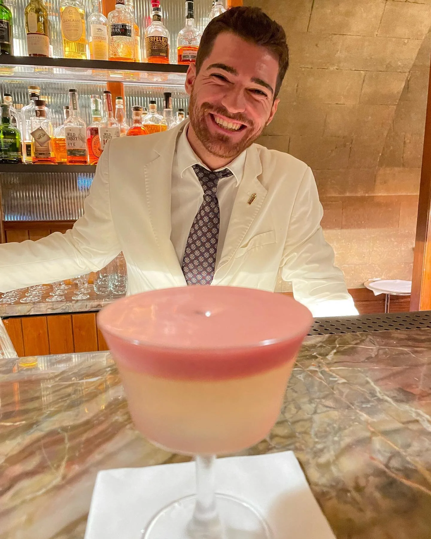 #cheers to the best bartender ever! #thankyou for the perfect drinks and dinner at the bar. @96francesco.dg