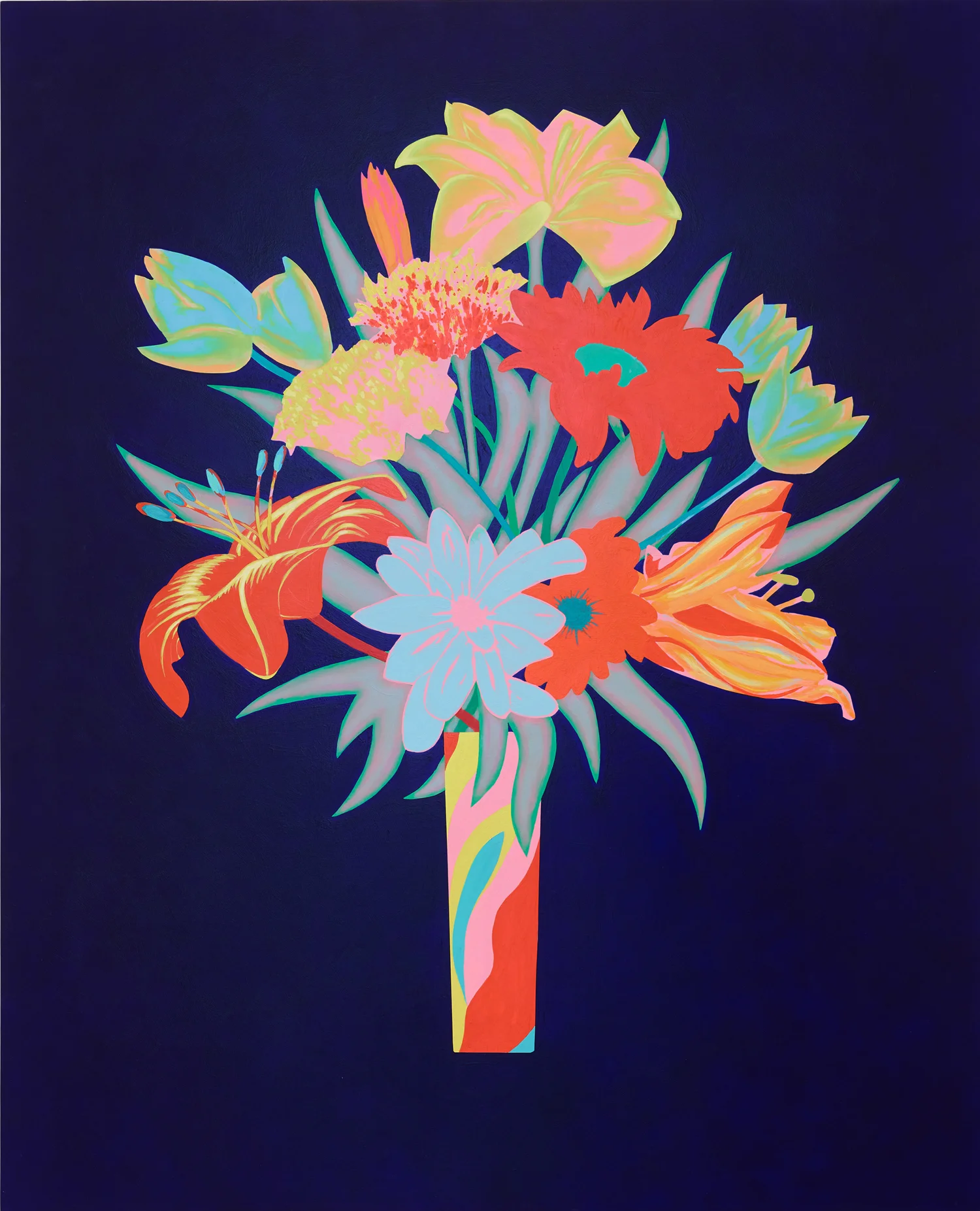 Unrepentant Flowers: Indigo Blue