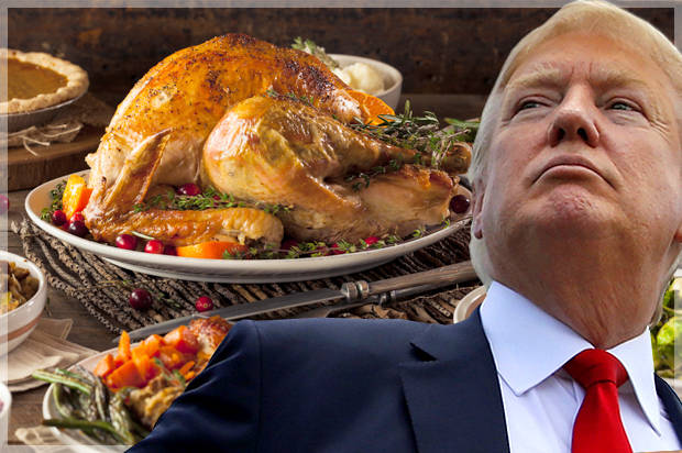 The Elephant in the room is as burnt and orange as the entree this year...