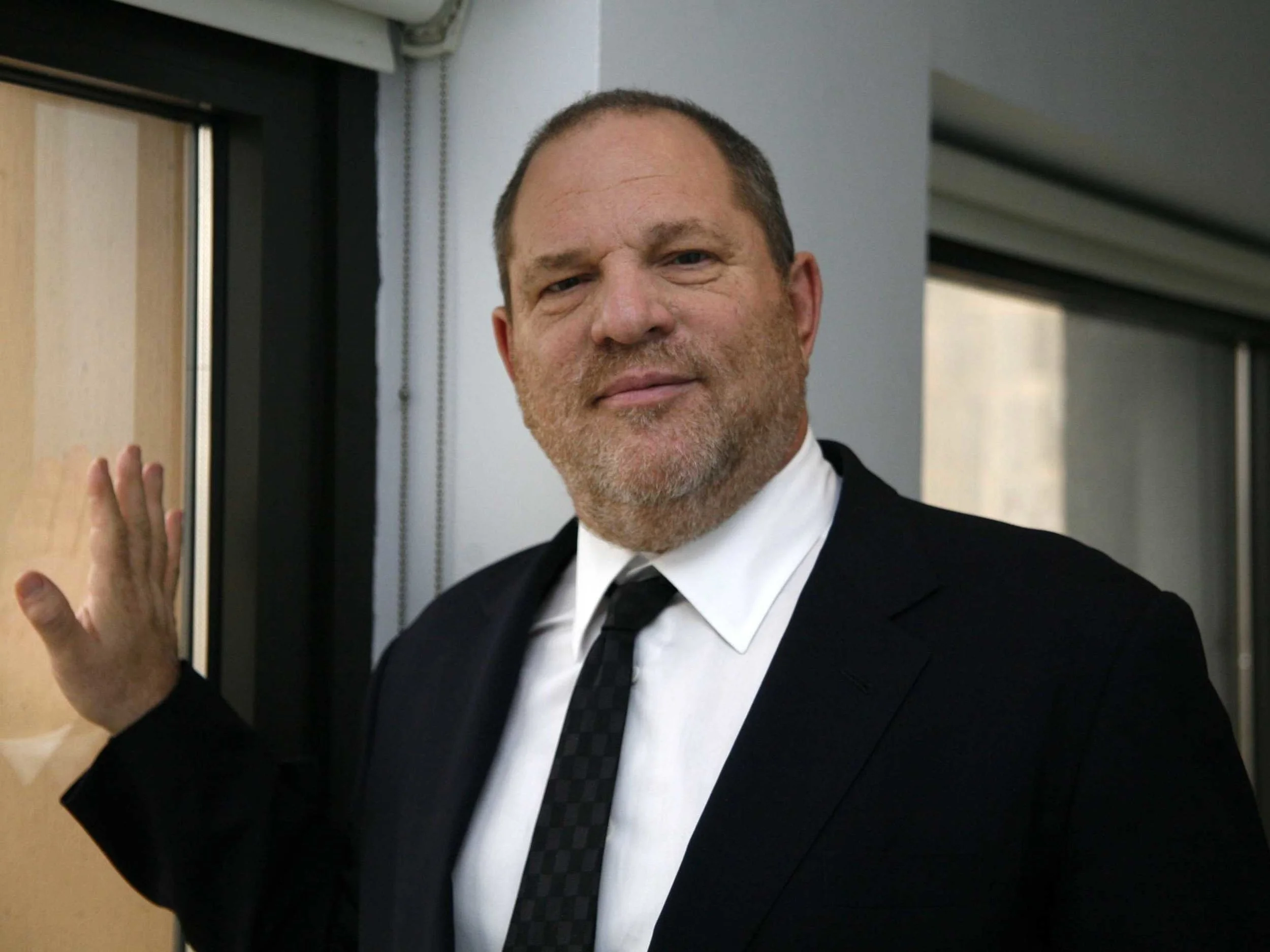 Harvey Weinstein told this hotel window he wanted to be friends.