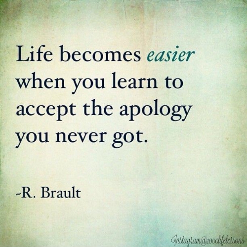 The Metric of Judging an Apology