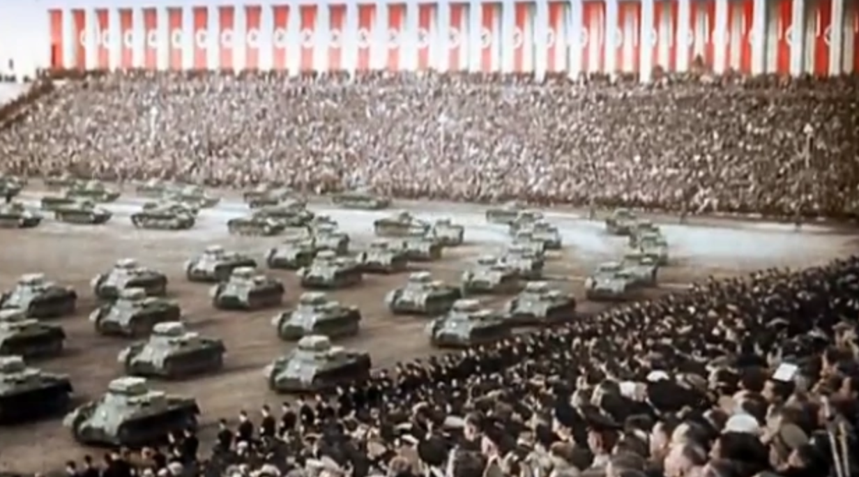 Trump's inspiration for the military parade. He said it was what he saw in Paris but we know better.