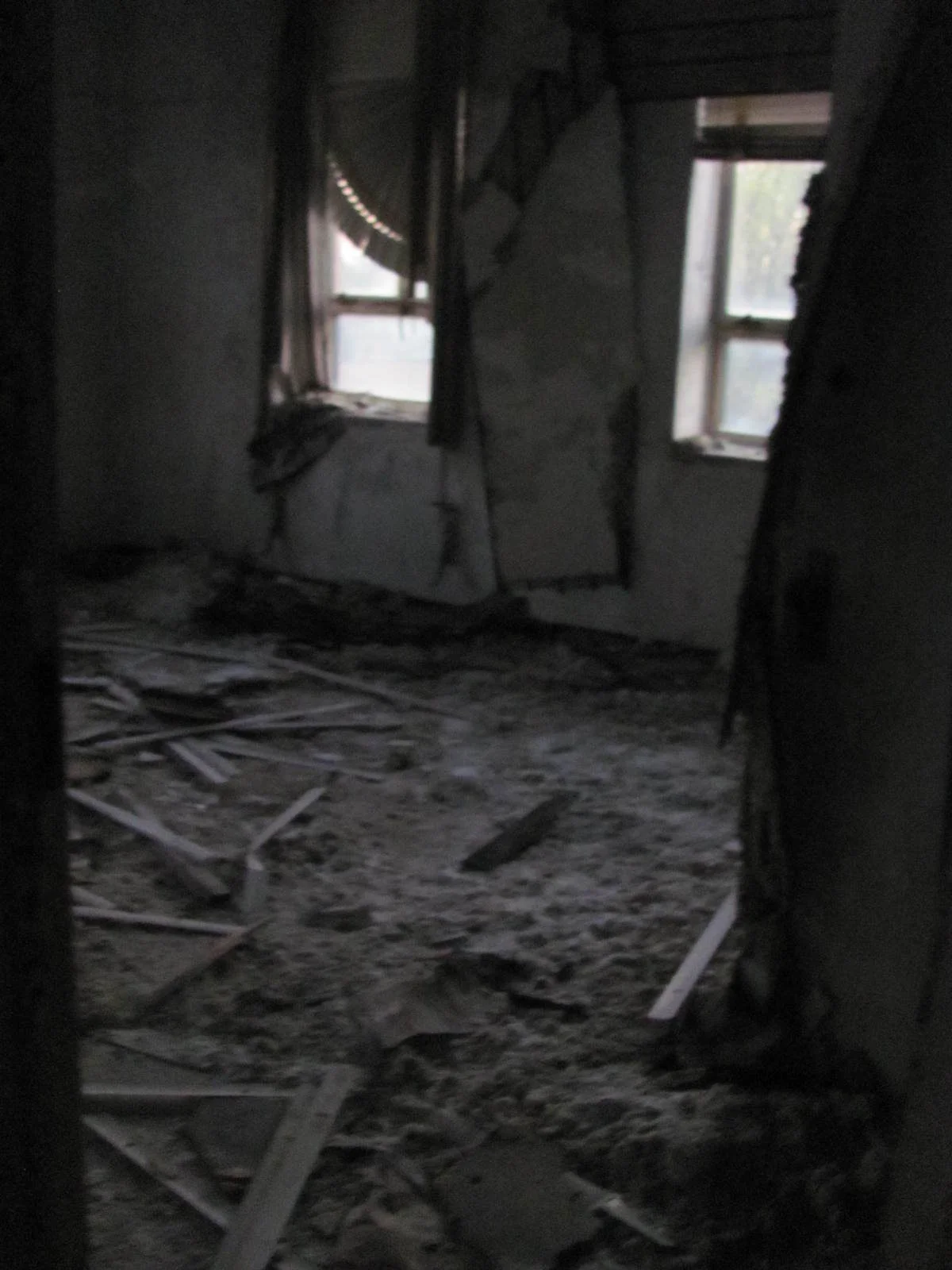 Inside the school, demolished in 2017