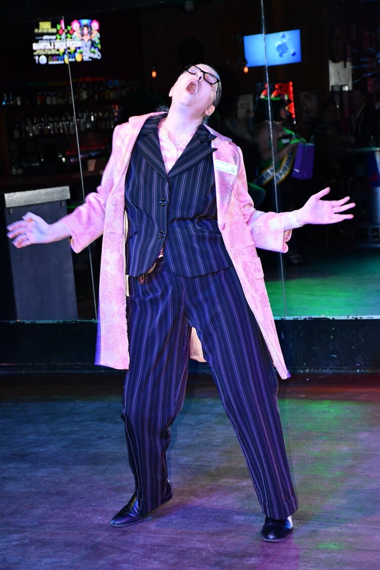 Hipster Ken performing Cab Calloway’s “Minnie the Moocher.”