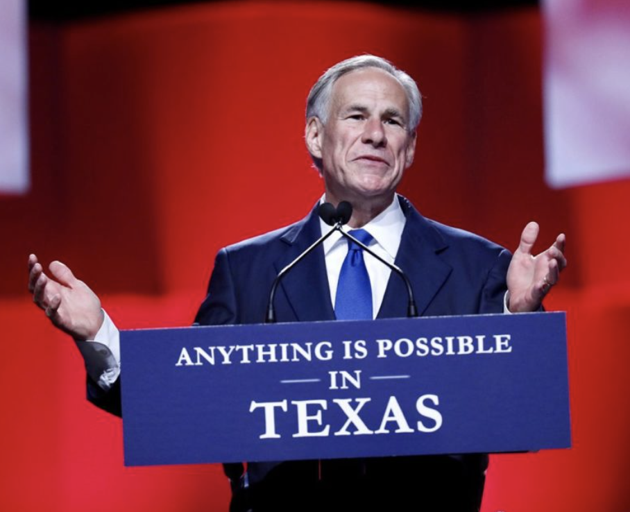 Governor Abbott reminds Texans they are free to contract any disease they want within their borders.
