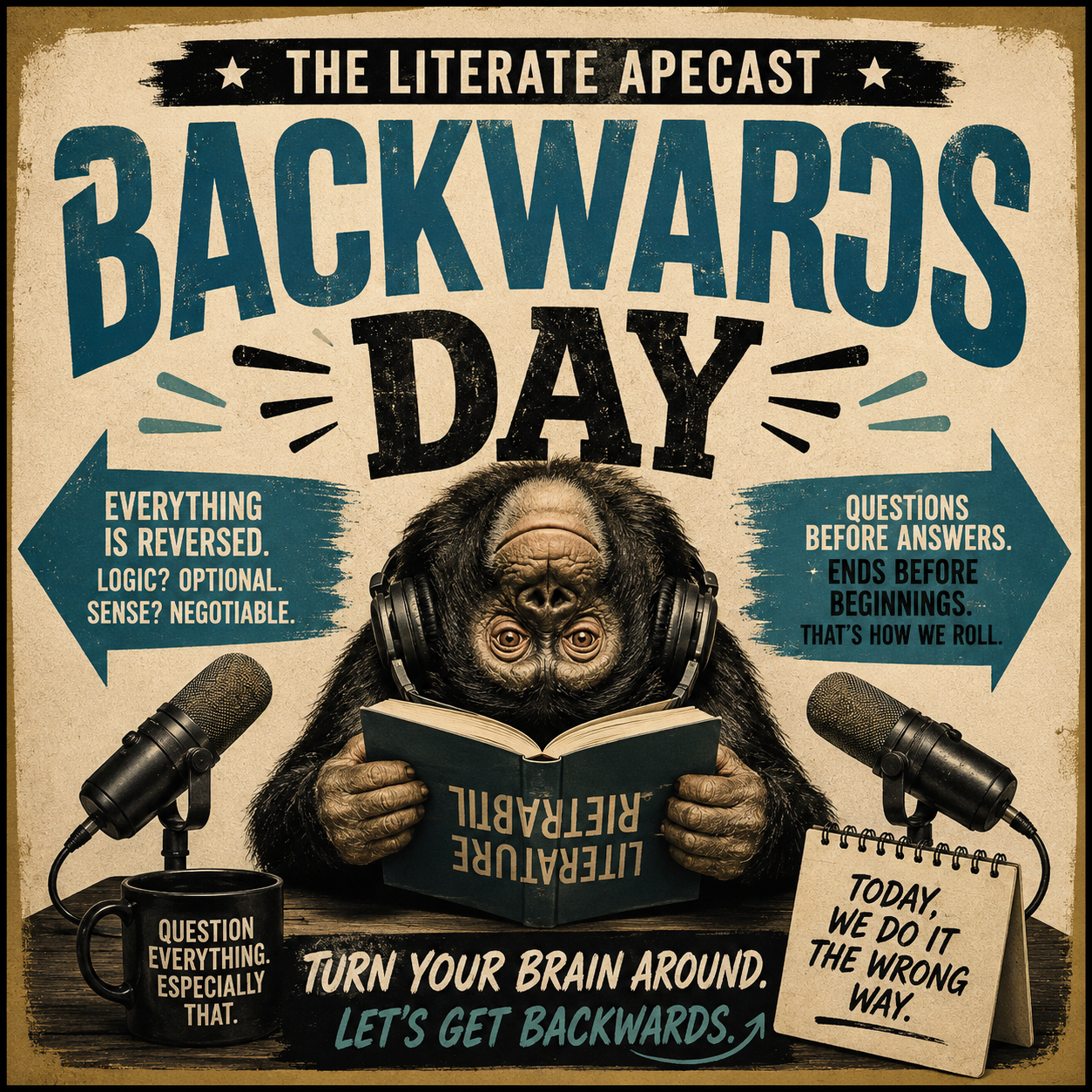 Literate ApeCast Ep. 440—It’s Backwards Day!