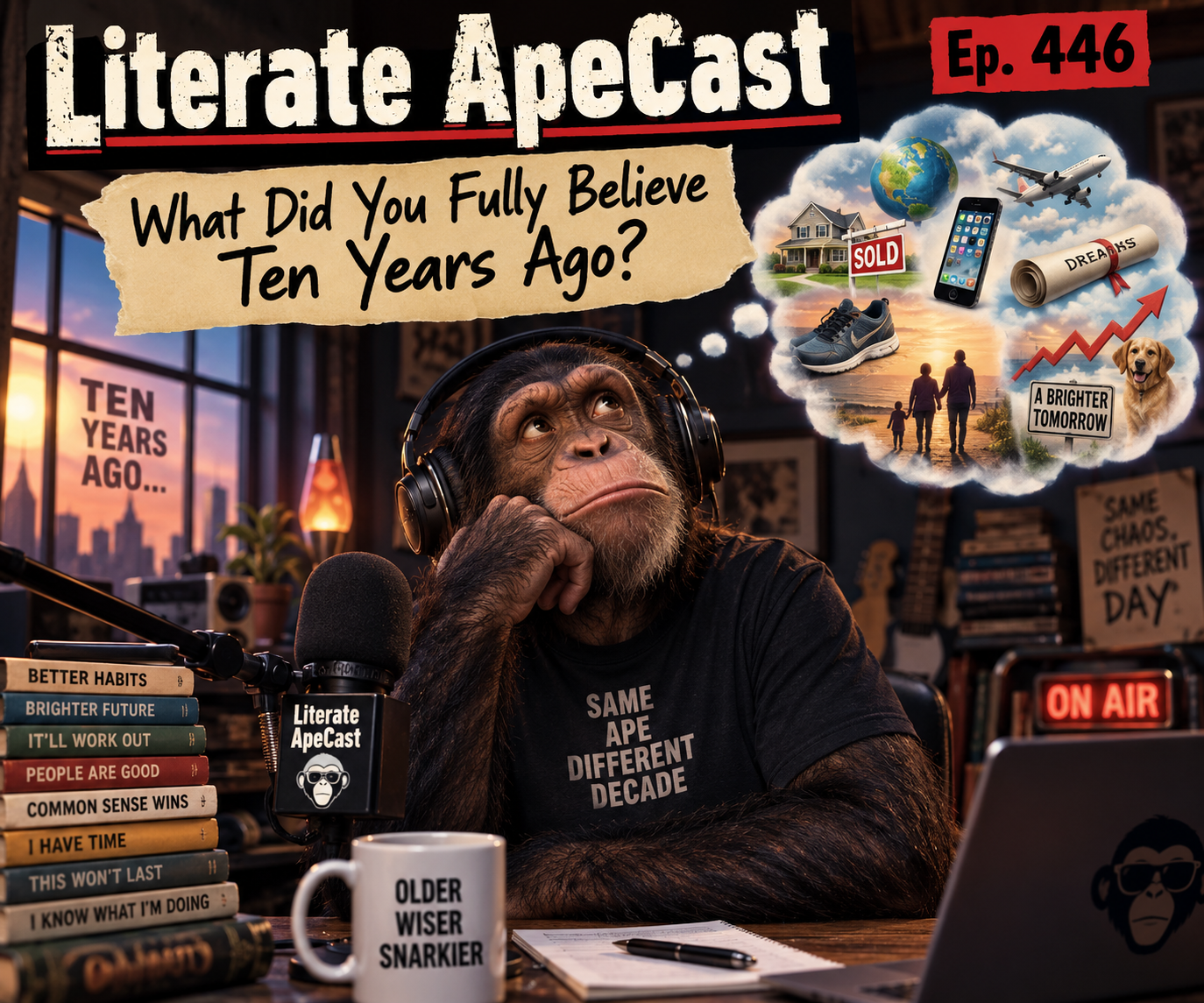 Literate ApeCast Ep. 446—What Did You Fully Believe Ten Years Ago?