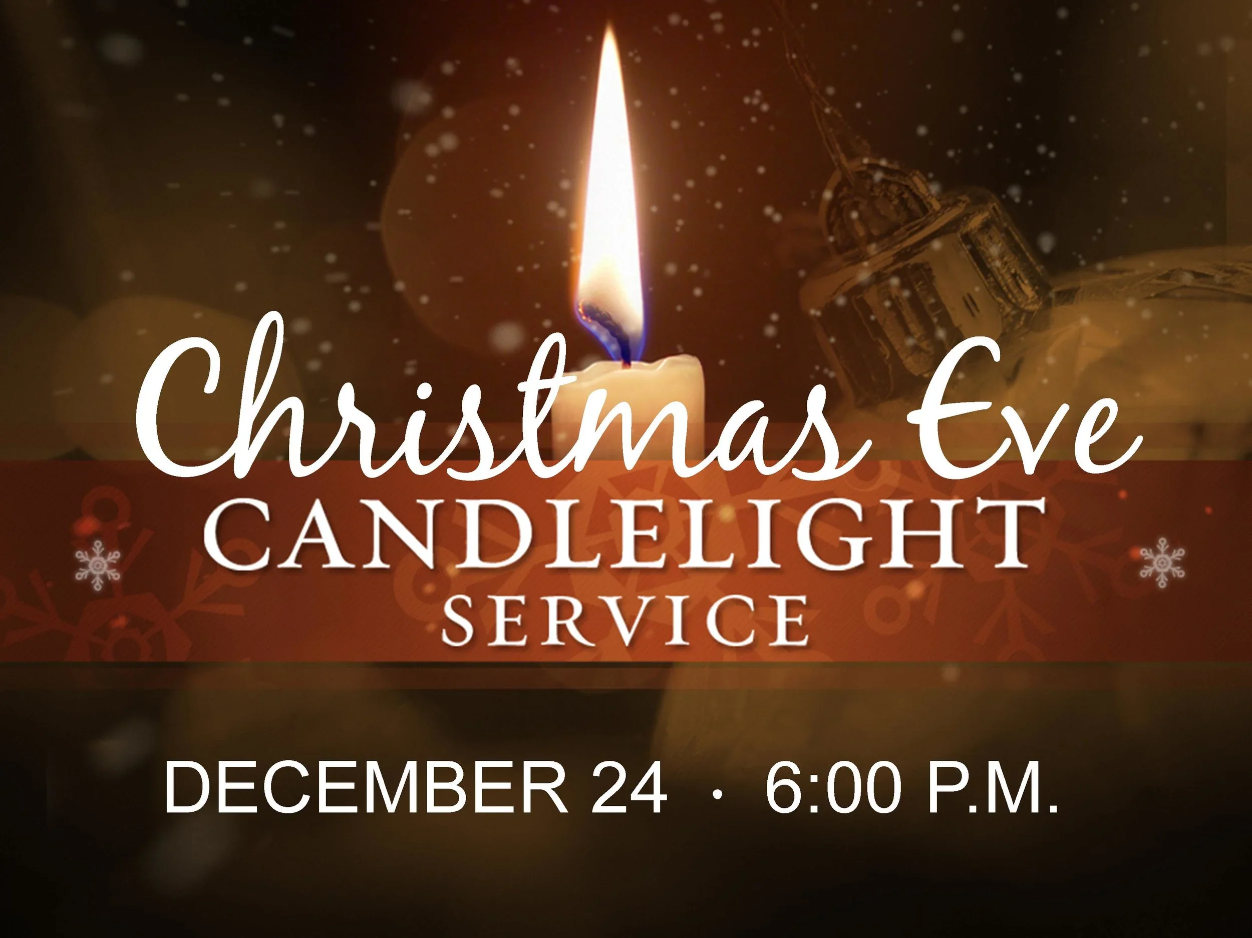 Christmas Eve Candlelight Service