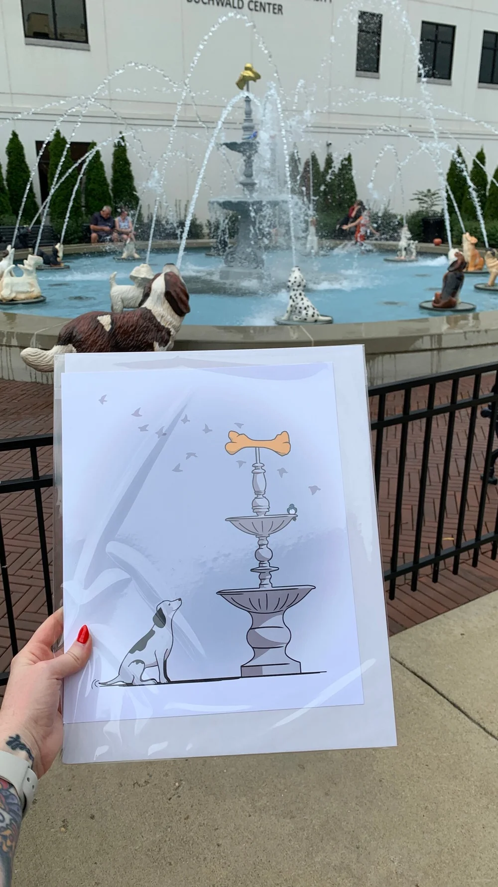 Vernon Ohio Dog Fountain Fundraiser — FISHER Design