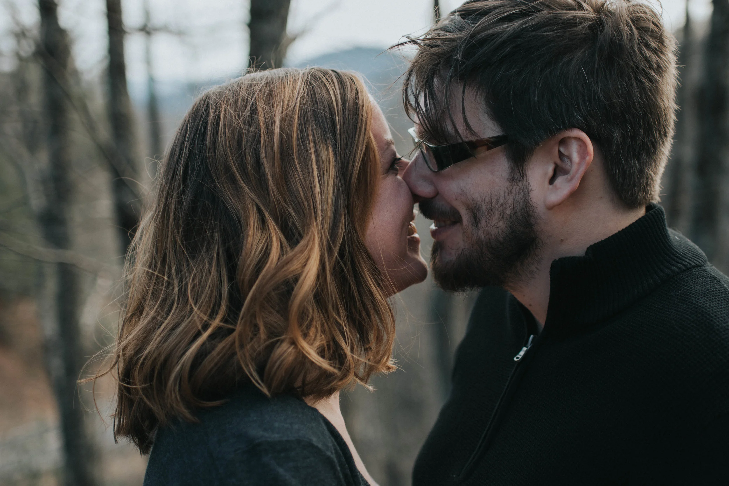 Adventure Engagement Session at Beauty Spot in Kingsport, Tennessee