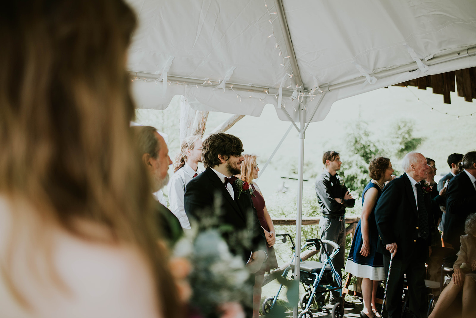 Intimate Mountain Wedding at White Fence Farm in Trade, TN
