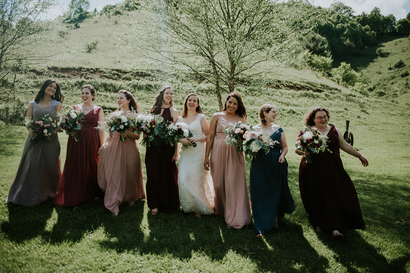 Intimate Mountain Wedding at White Fence Farm in Trade, TN