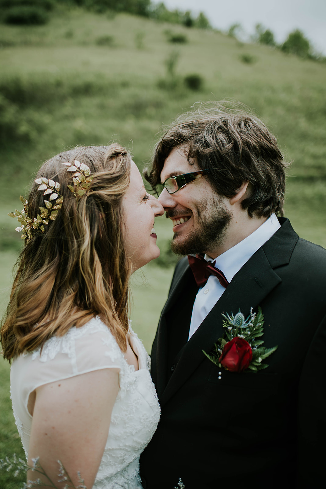 Intimate Mountain Wedding at White Fence Farm in Trade, TN