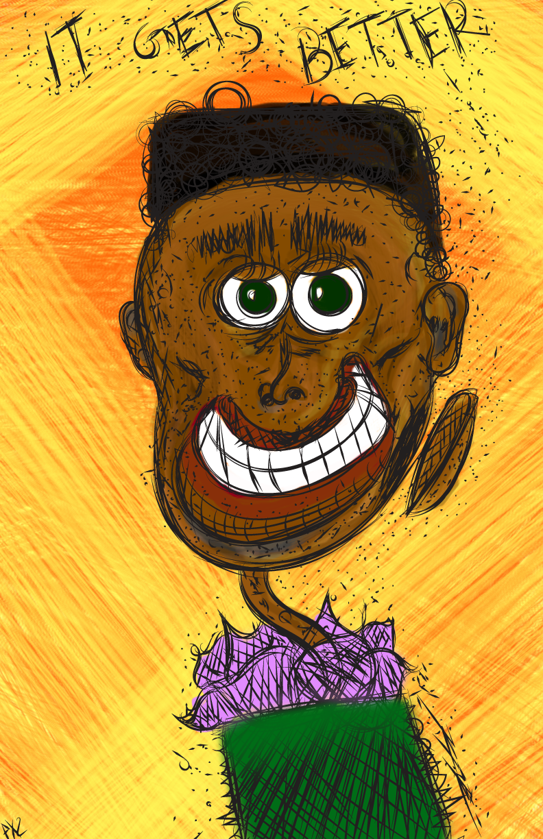 It Gets Better, 2017, Digital by Raaziq M. Brown