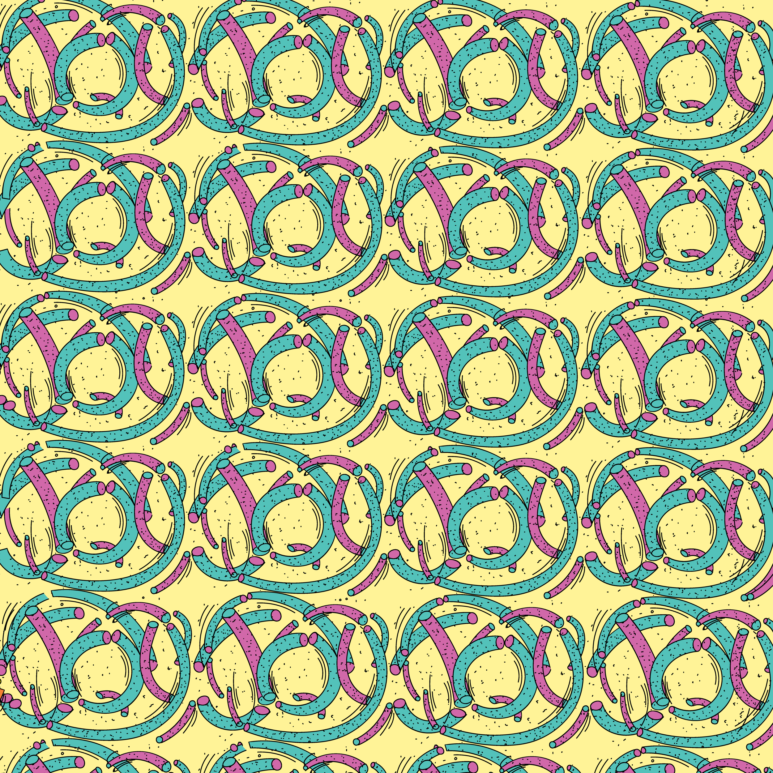 'JOY' Monogram in Broken Fluidity