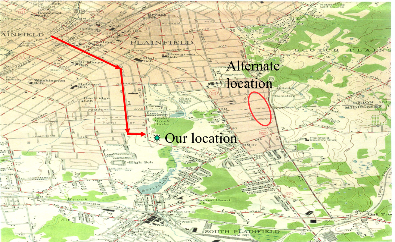 Cedarcroft’s neighborhood-to-be in the 1950’s