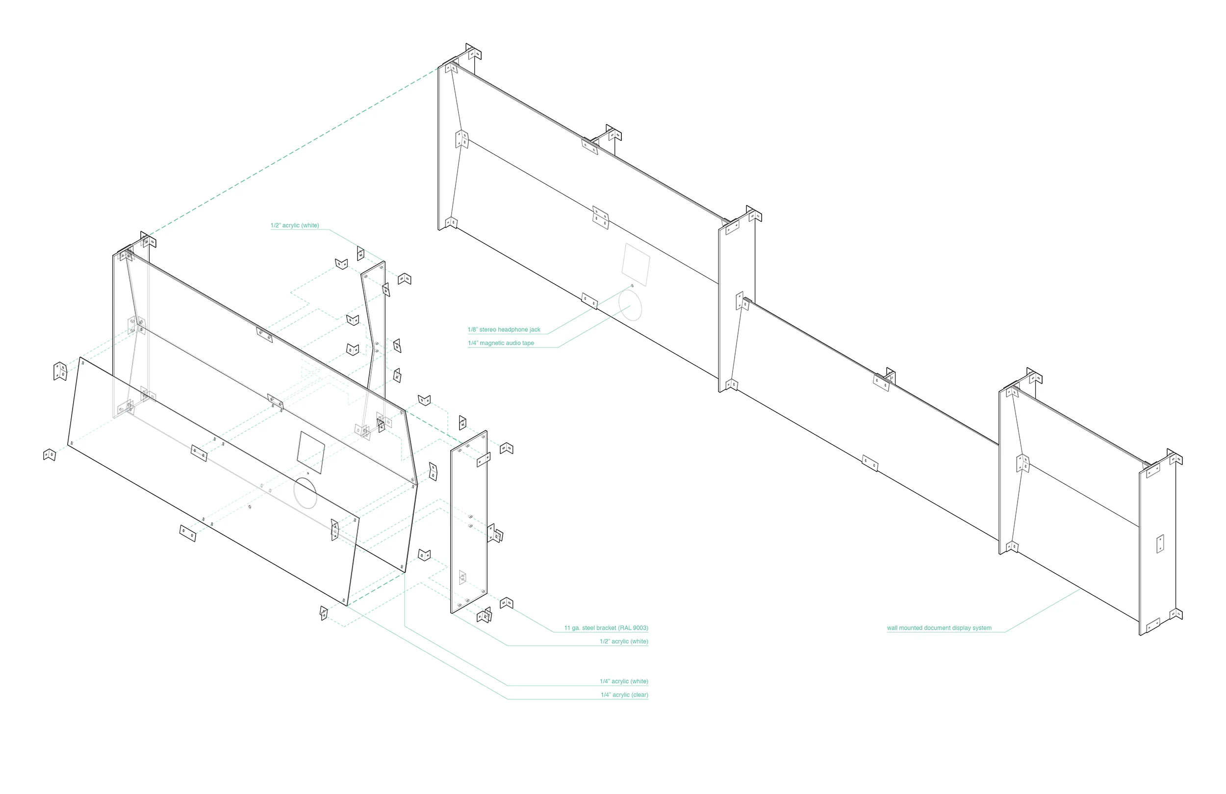  Document Vitrine Assembly 