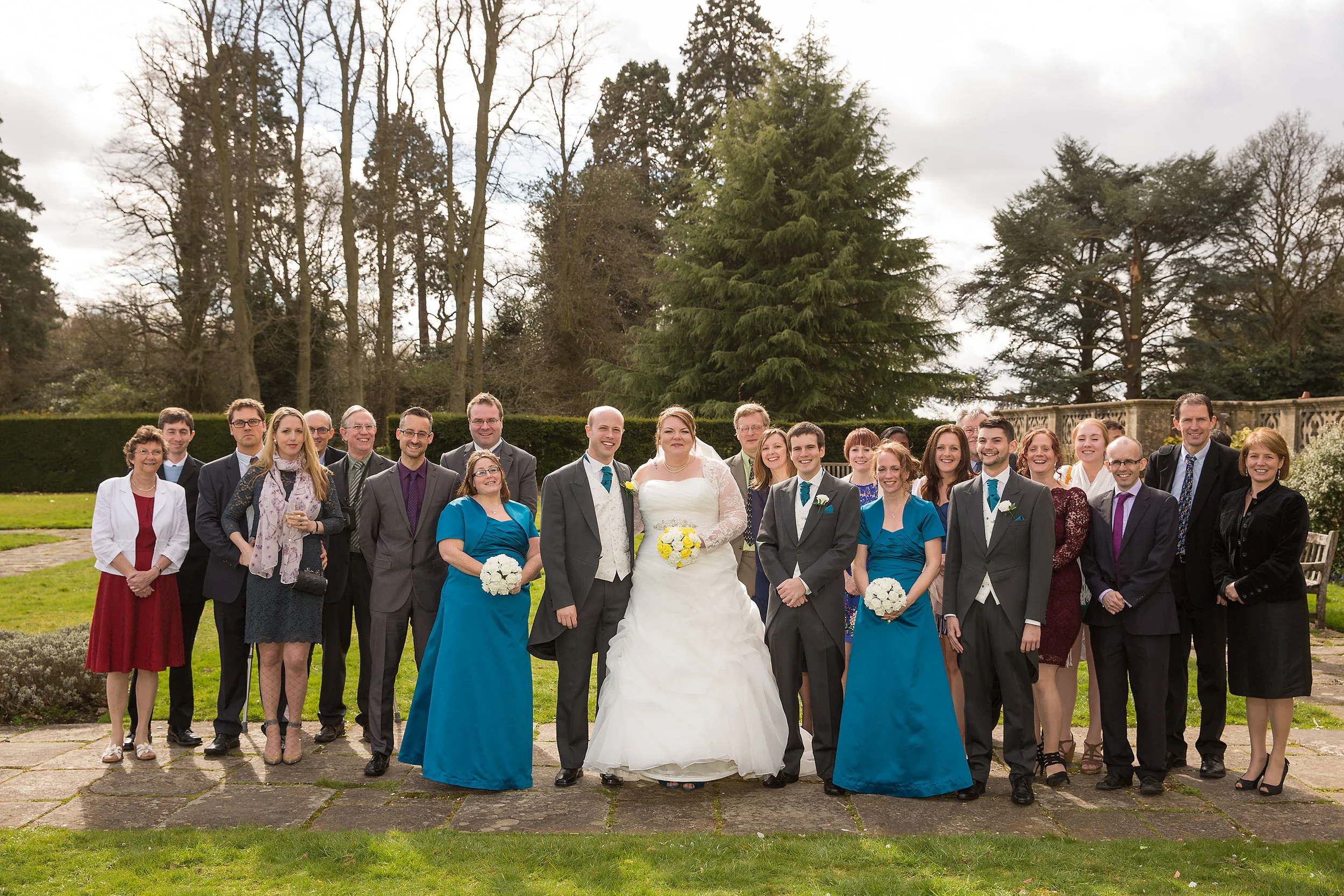 You can choose the gardens as a backdrop to your group photographs.