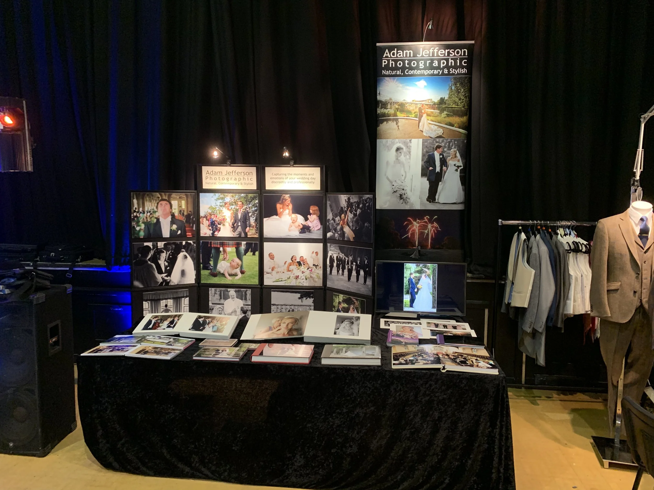 Today’s wedding fayre display stand