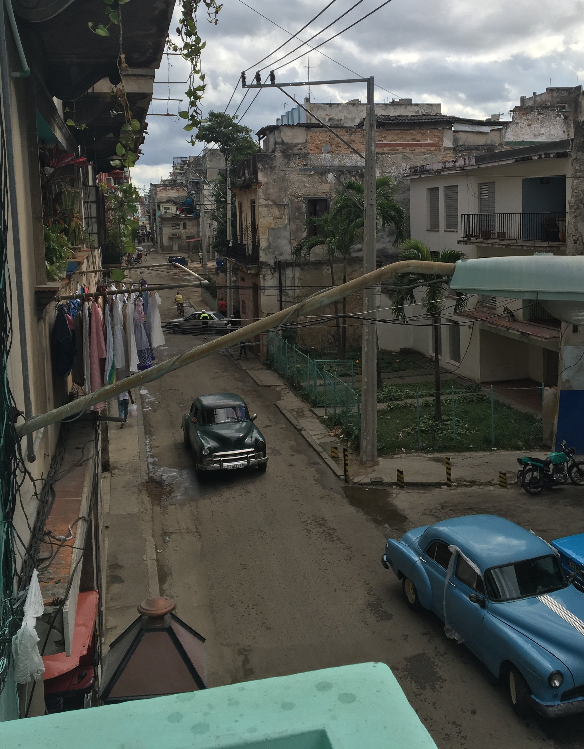 View from the Airbnb balcony