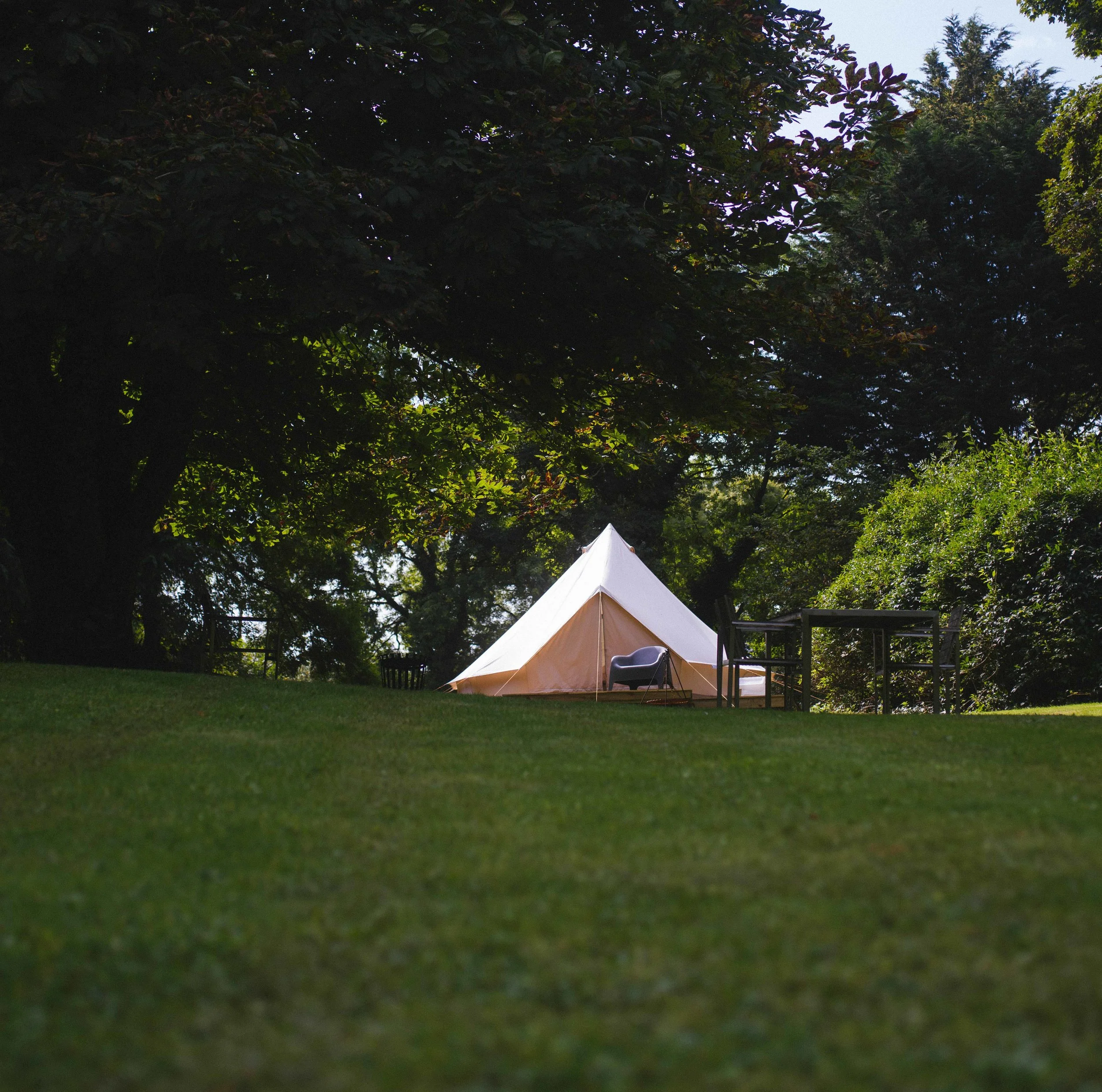 Sneak peek of the new ‘garden glampsite’ at ideawood