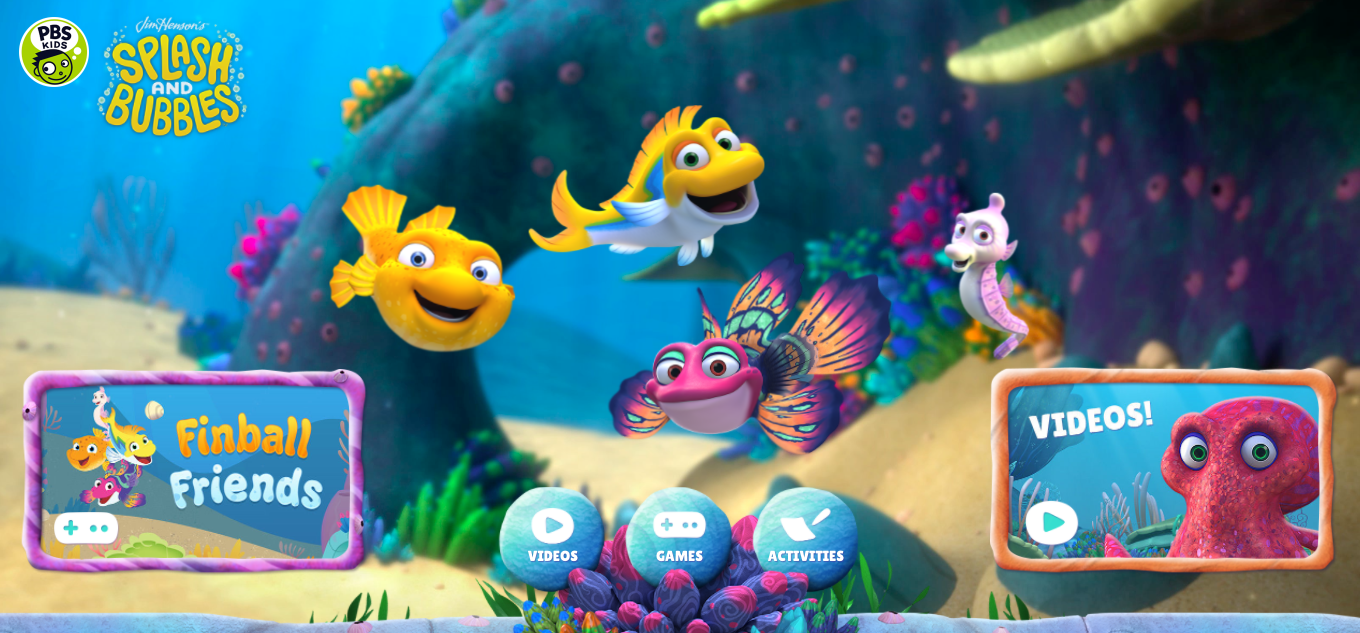 The Online World of Splash and Bubbles — Jim Henson's Family Hub