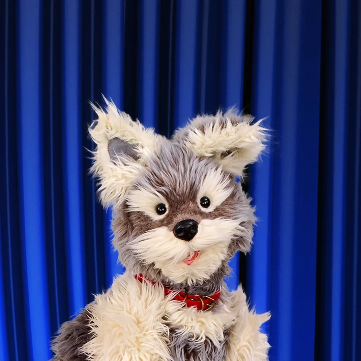  Toby   Ms. Julie doesn’t go anywhere without Toby, her faithful dog. Whether cheering up Fizz or howling along with Hank’s piano, Toby is a constant source of emotional support.  Toby is an intelligent boy, helping out around the Greenroom and even