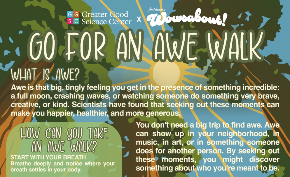 Go for an Awe Walk! Wowsabout x Greater Good Science Center
