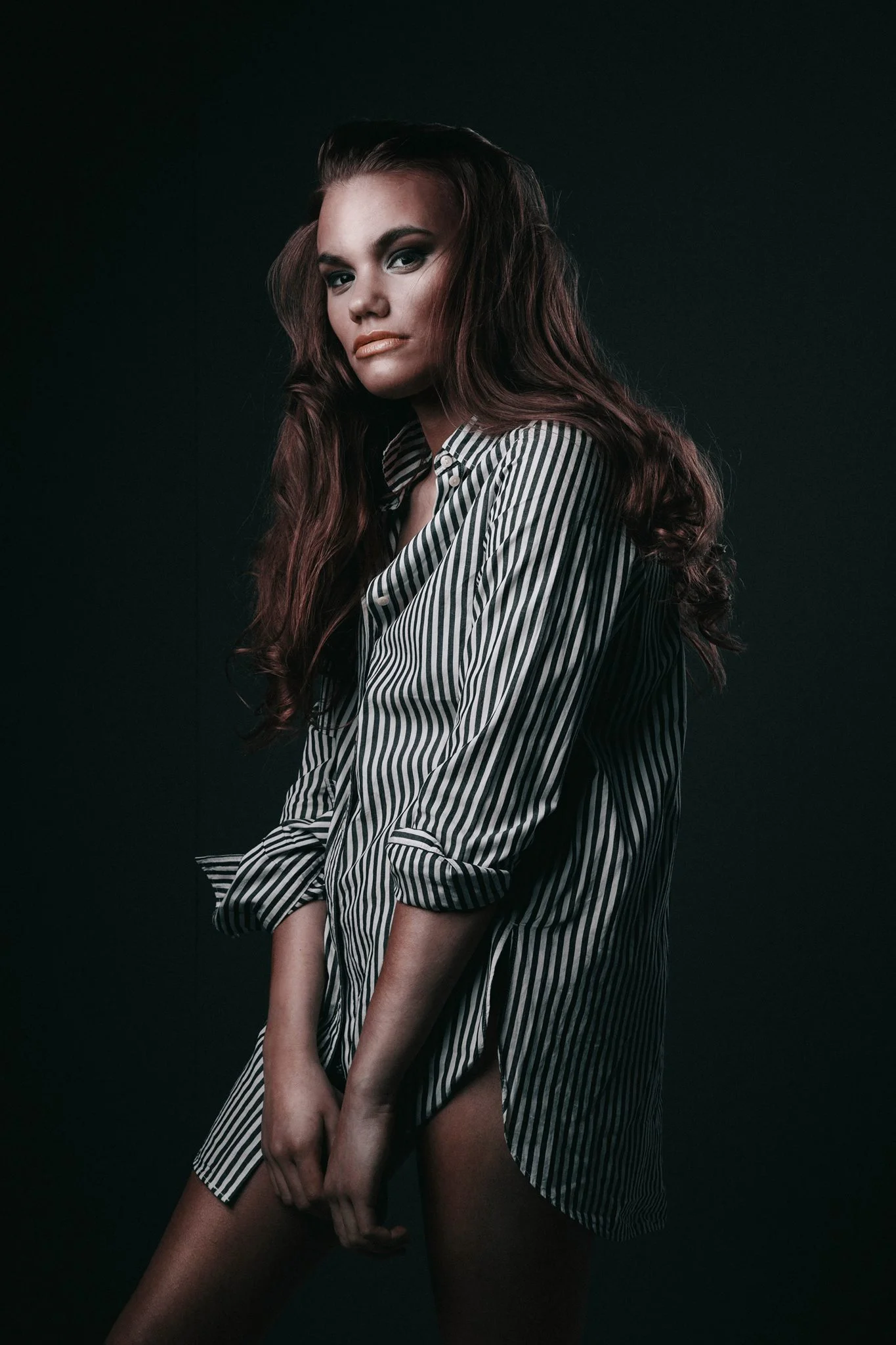 Model: Tracy Stampfle Hair: Ande St Michael MUA: Laura Elizabeth DuVall Seaboy Wardrobe stylist: Emily Sims