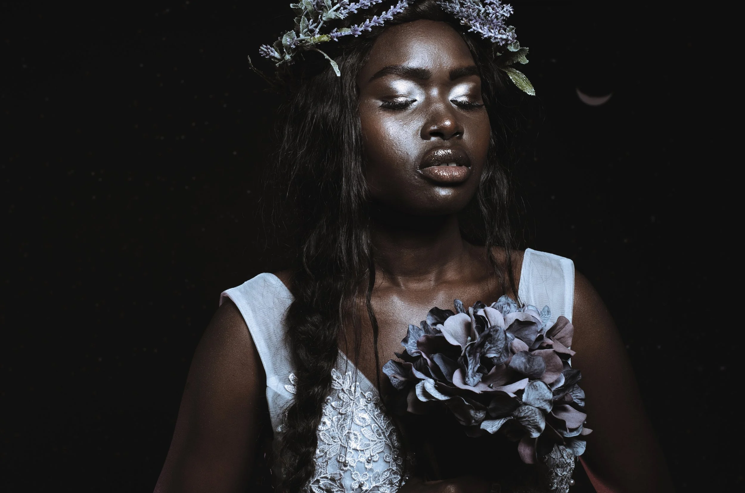 Photographer: Regina Wamba HMUA: Laura DuVall Makeup Artistry Model: Nyajj Lok 