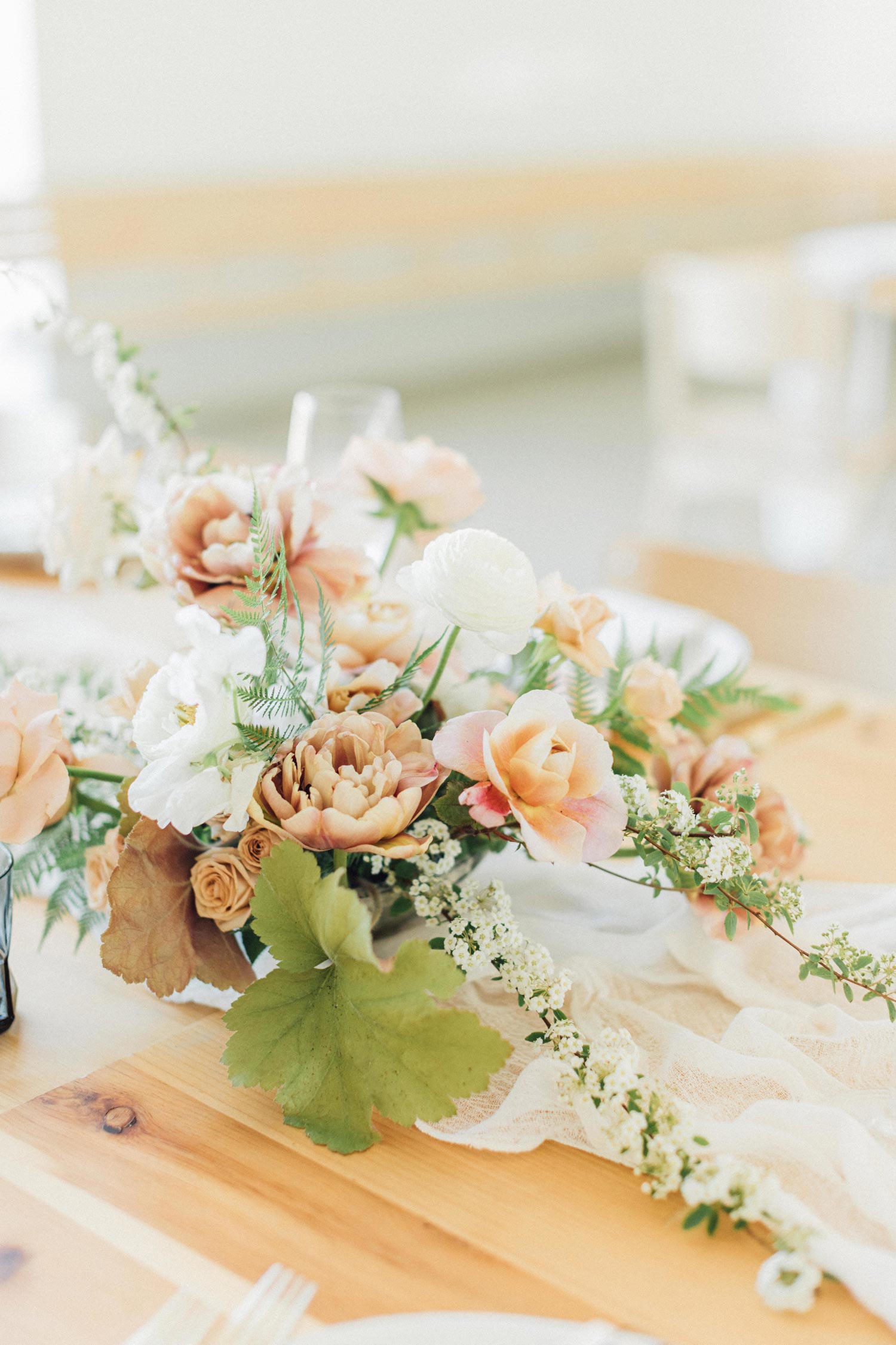 Floral centerpiece by Color Theory Collective