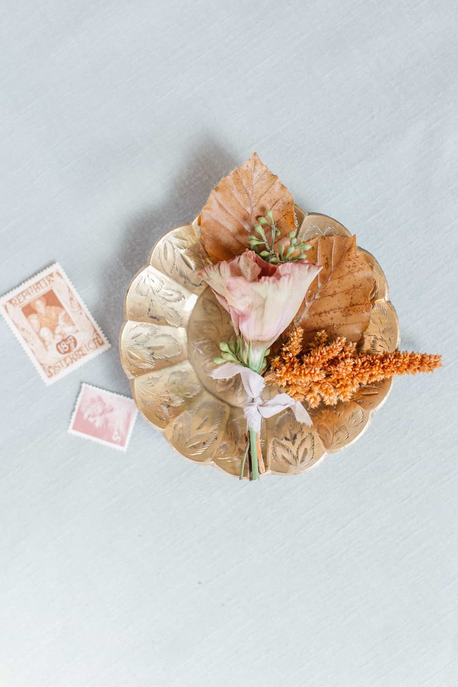 Boutonniere designed by Color Theory Collective