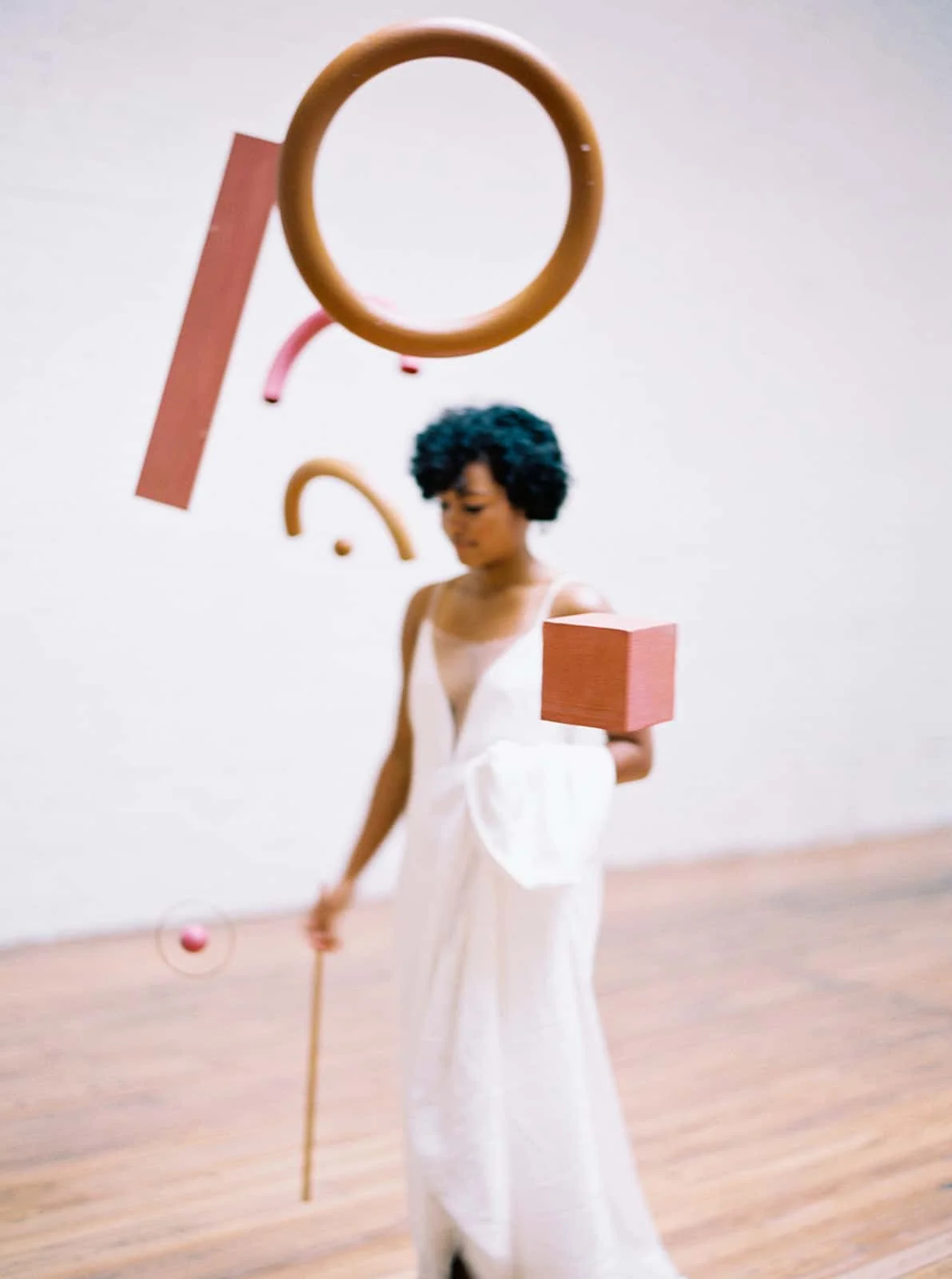 Bride and stylized photoshoot by Color Theory Collective