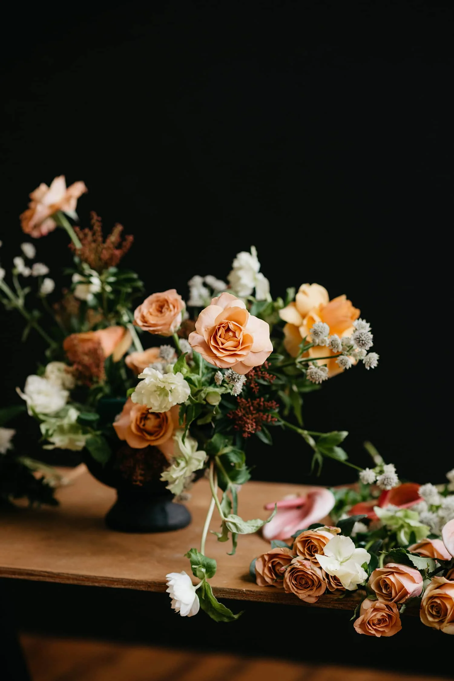 Floral design in Portland Oregon by wedding florist Color Theory Collective