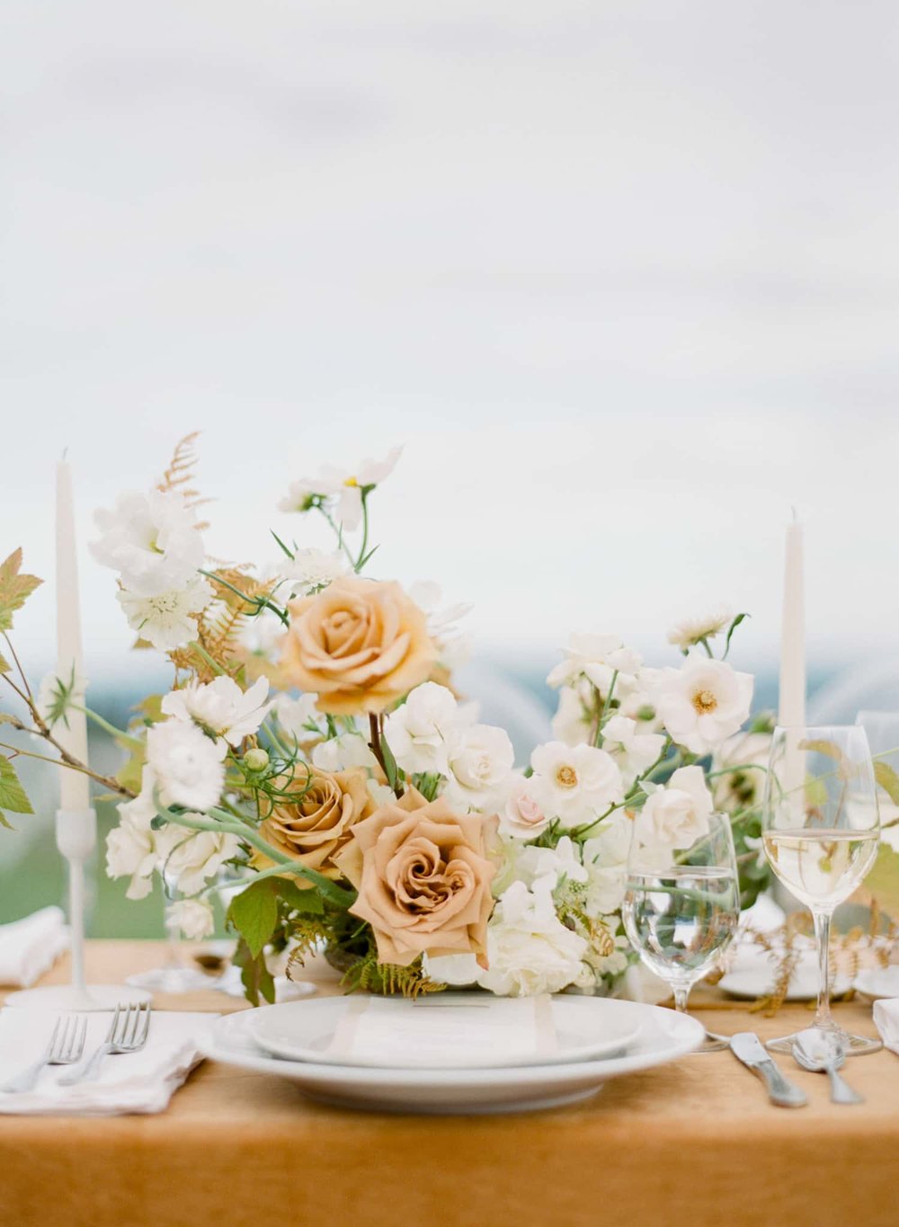 Detailed Photograph of Wedding Table