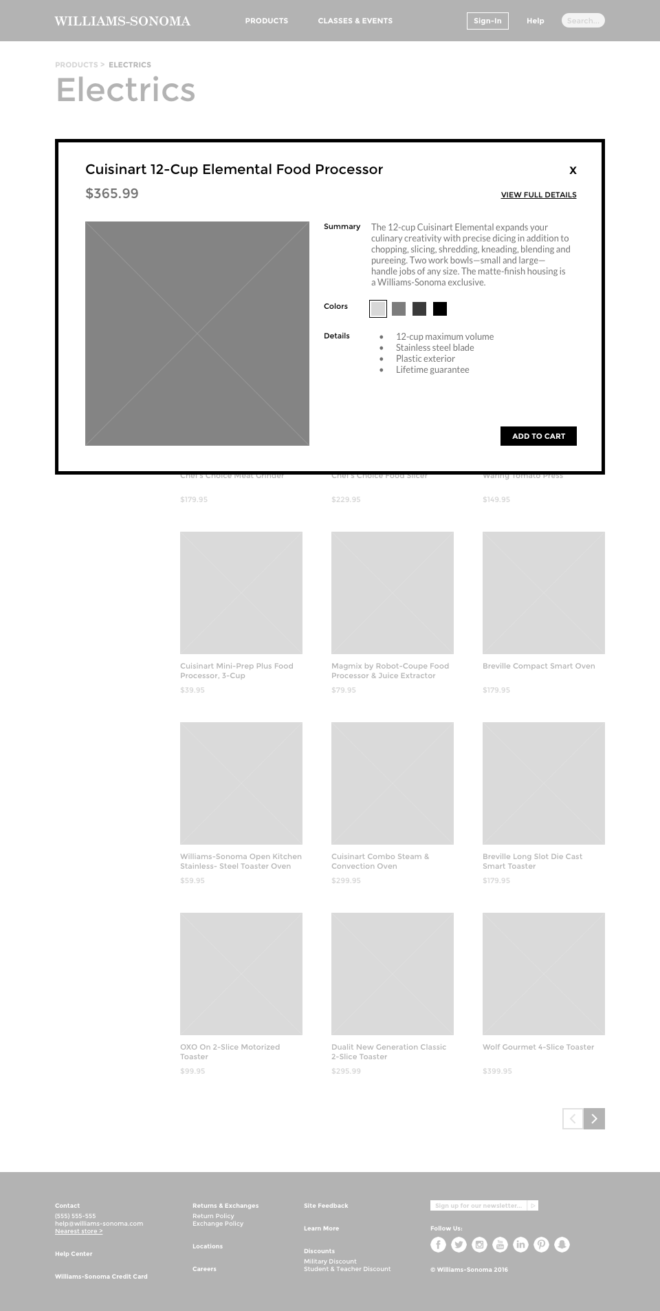 QUICKLOOK product view