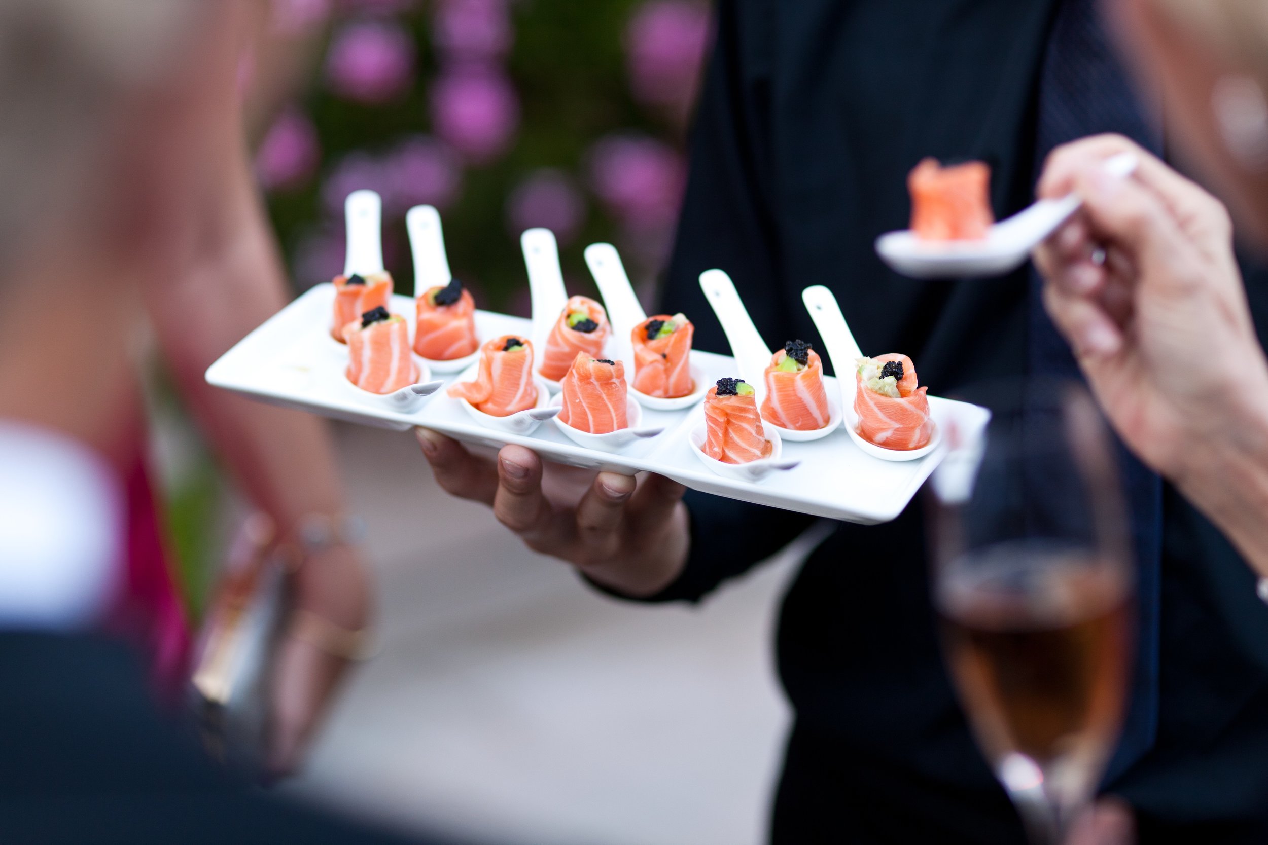 SMOKED SALMON HORS D'OEUVRES