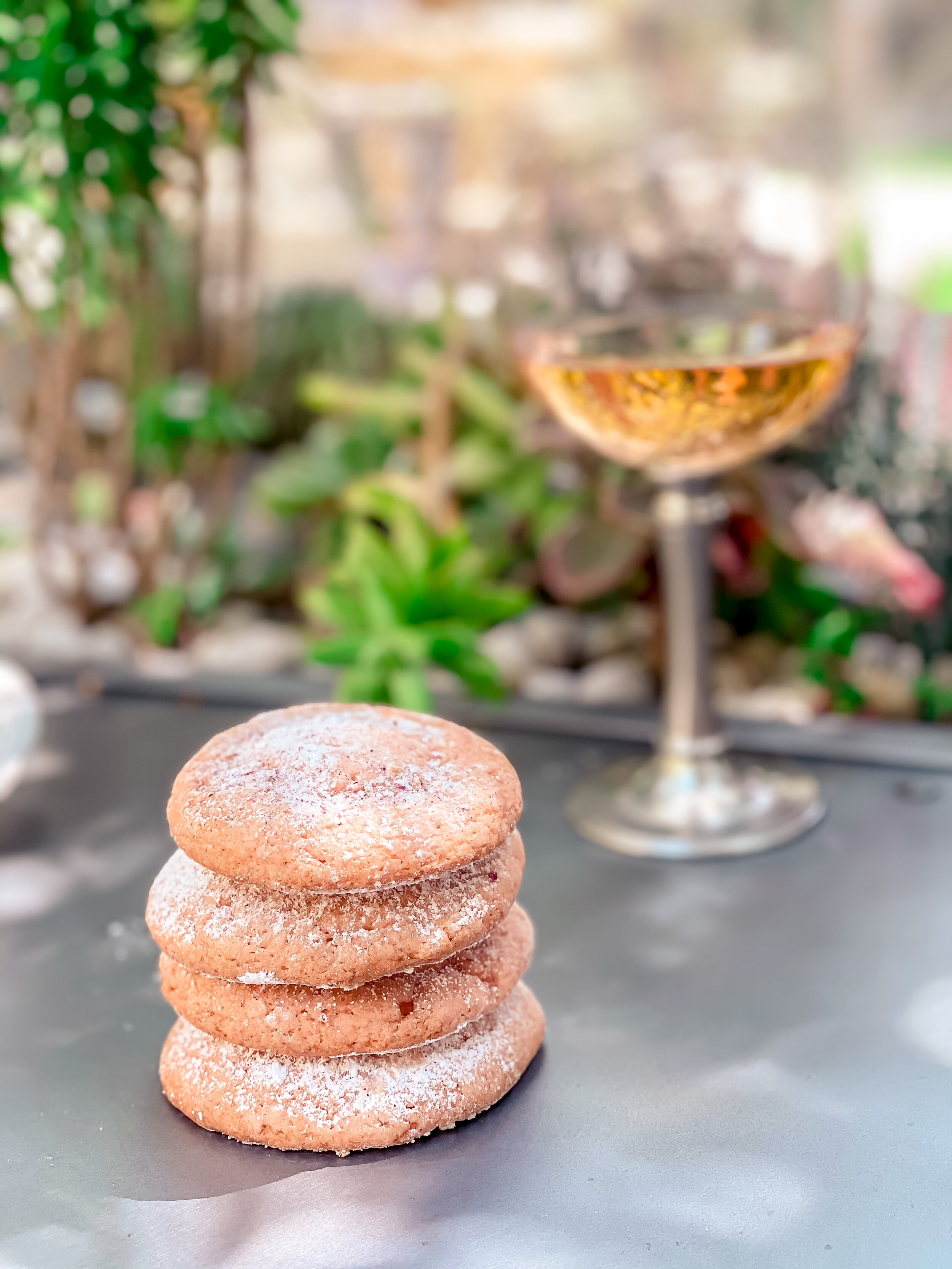 PUFFY LEMON ROSÉ COOKIES