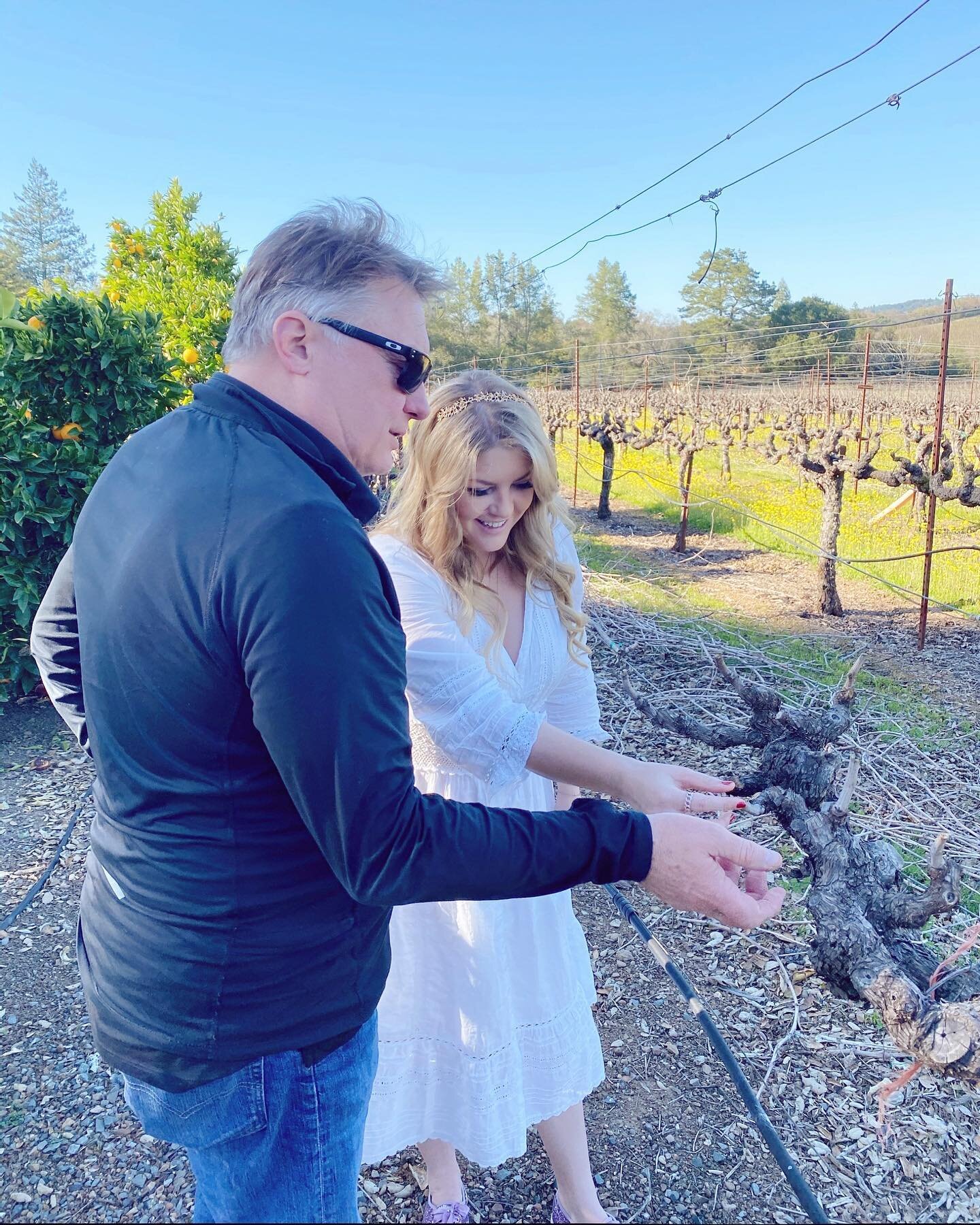 I miss traveling 🙈 Our last trip was just about a year ago to Sonoma to check out the new growth in the @vanderpumpwines vineyards with our wonderful winemaker Tom, and bottling our 2017 Cabernet &amp; 2019 Chardonnay! Can&rsquo;t wait to get back t